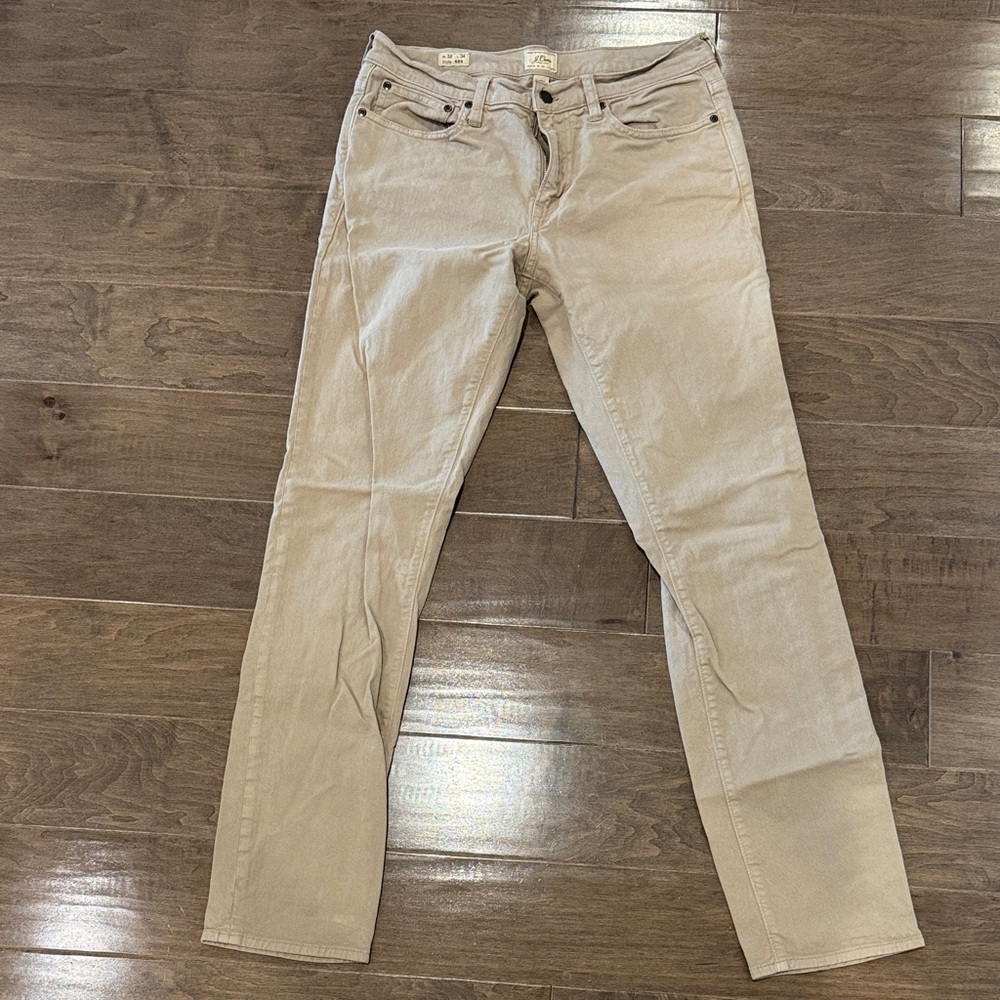 J. Crew Men's Tan Slim Jeans